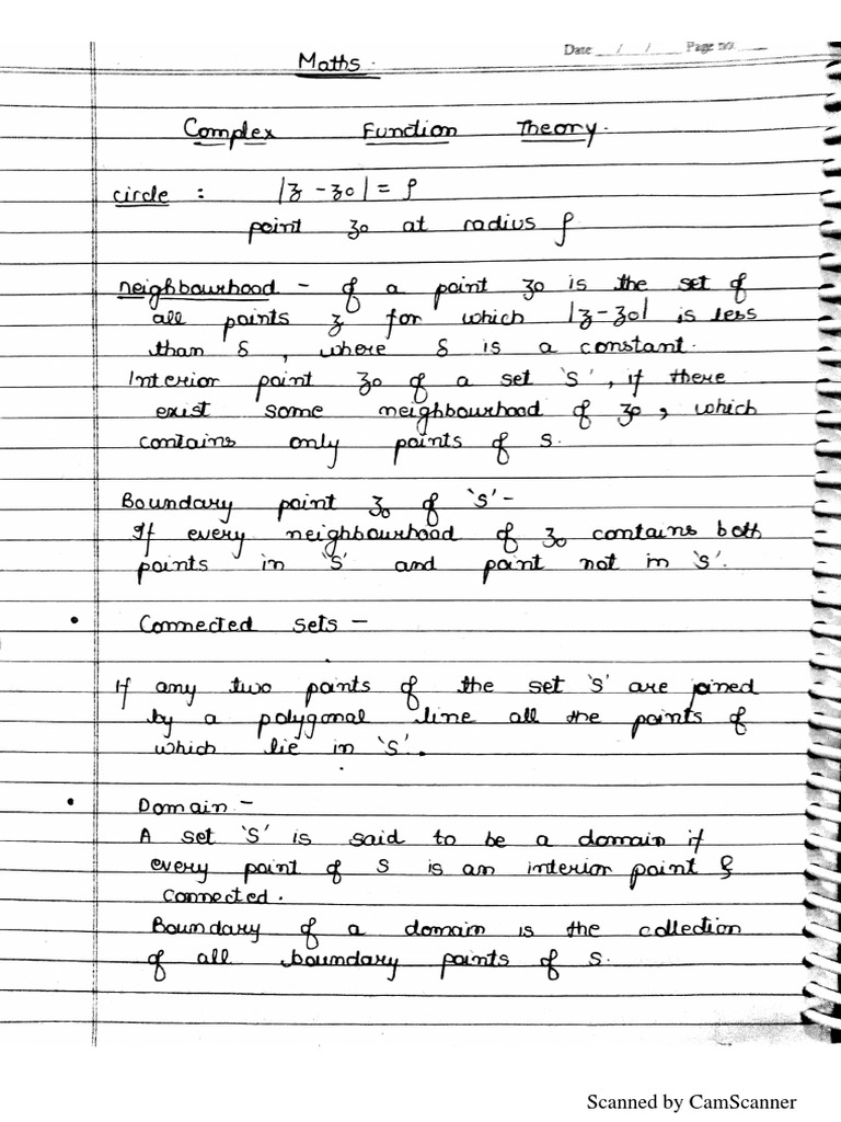 (Unit 1 M4) Function of Complex Variables PDF | PDF