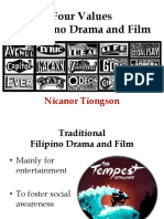 LIT102A - Four Values in Filipino Drama and Film-1