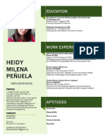 Heidy Milena Peñuela: Education