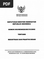 Download Kepmenkes Registrasi dan Praktek bidan by Arya Shinta SN47409102 doc pdf
