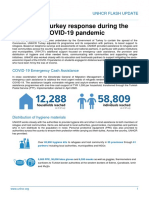 Flash Update UNHCR Turkey Response During COVID Pandemic