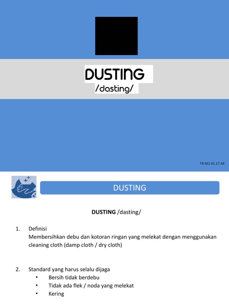 Teknik dan Prosedur Dusting Efektif | PDF