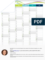 Two Pages Vertical Calendar PDF