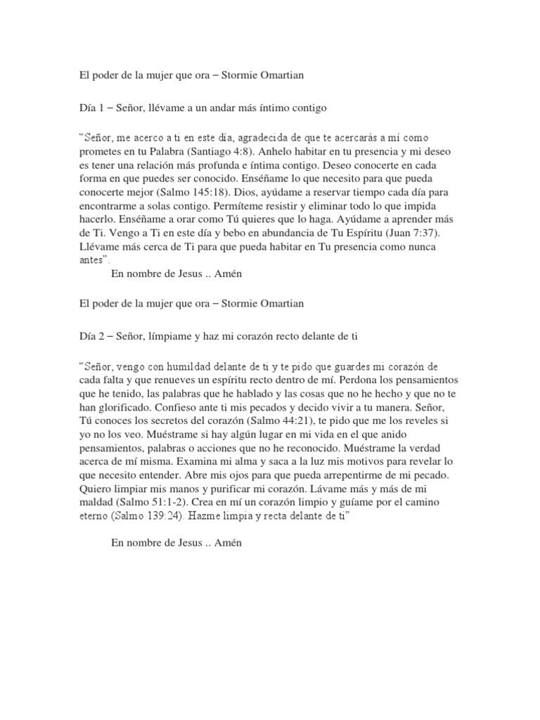 Calendario Perpetuo 'El Poder De Una Mujer Que Reza' De Stormie Omartian - 366 Mensajes Diarios, Tamaño 5.5x5.25 Pulgadas