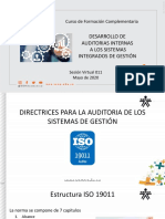Clase 011 - Iso 19011 - Auditores