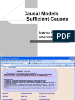 3 Causal Models Part I: Sufficient Causes: Matthew Fox Advanced Epidemiology