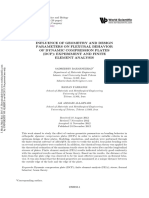 Influence of Geometry and Design Parameters On Flexural Behavior of Dynamic Compression Plates (DCP) : Experiment and Finite Element Analysis