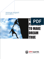 GPH Ispat Annual Report 2014-2015 PDF