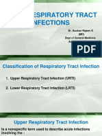 Upper Respiratory Tract Infections: Dr. Sookun Rajeev K (MD) Dept of General Medicine Anna Medical College