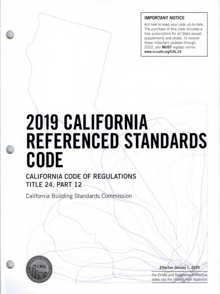 2019californiaCRSC Text | PDF | Building Code | Galvanization