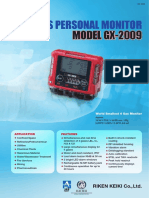 Four Gas Personal Monitor: MODEL GX-2009