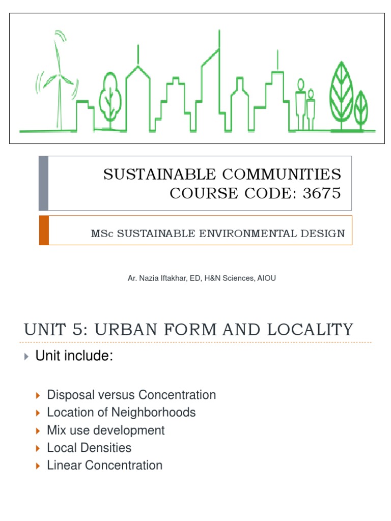 Sustainable Neighborhood Design Principles | PDF | Sustainability ...