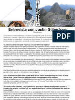 Entrevista con Justin Gilbertson ESPAÑOL