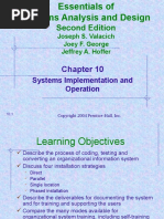 Download Unit-5 System implementation and Maintenance by apple8983 SN47410165 doc pdf
