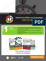 Experiencia Biblica Guía de Inicio PDF