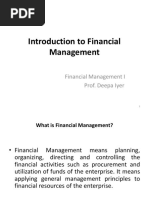 Introduction To Financial Management