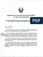 Lineamientos para Elaboracion y Aprobacion Del TUPA PDF