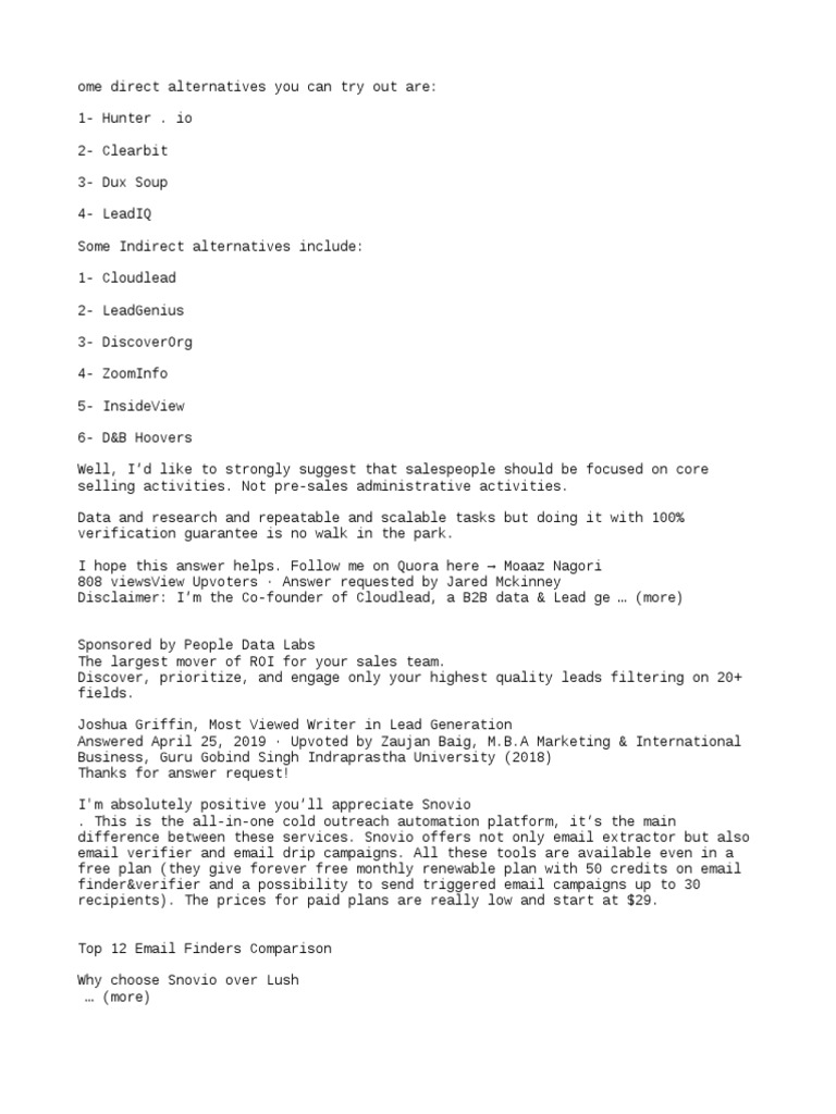 Lead Gen Softwares Plugins Sites PDF Cyberspace Software