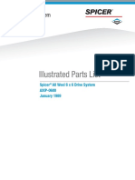 Illustrated Parts List: Spicer Drive System