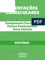 Diretrizes curriculares para História no 1o ano do Ensino Fundamental