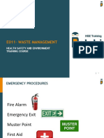 E011-Waste Management: Health Safety and Environment Training Course