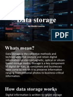 Data Storage: By: Kovács Levente