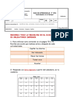 2° B Matemática, Adaecuada, Guía N° 3