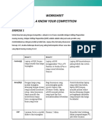 1.4 Worksheet - Know Your Competition