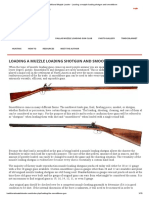 Traditional Muzzle Loader - Loading A Muzzle Loading Shotgun and Smoothbore