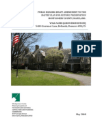 Public Hearing Draft Amendment To The Montgomery County, Maryland: Wild Acres (Grosvenor Estate) 5400 Grosvenor Lane, Bethesda, Resource #30/15