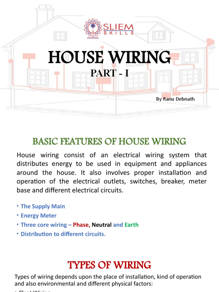 House Wiring Part 1 | PDF | Electrical Wiring | Components