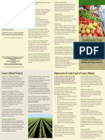 Farmer's Markets: Guidelines For Food Operations at