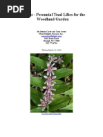 Download Tricyrtis - Perennial Toad Lilies for the Woodland Garden  by Dennis Carey SN47411453 doc pdf