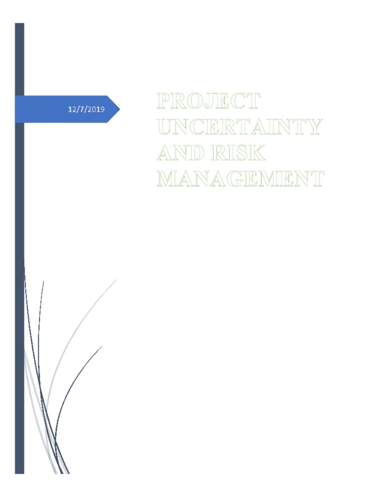 Term Paper Project | PDF | Project Management | Uncertainty