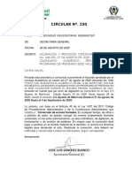Circular 250 de 2020 - Aclaración y precisión comunicación Acuerdo 046 de 2020 CA.pdf