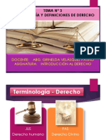 TEMA 3 TerminologiaDerecho