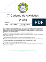 7° Caderno 3º Ano