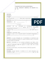 Aumento de cuota alimentaria por cambio en ingresos