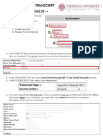 How To Request A Transcript - Instruction Guide