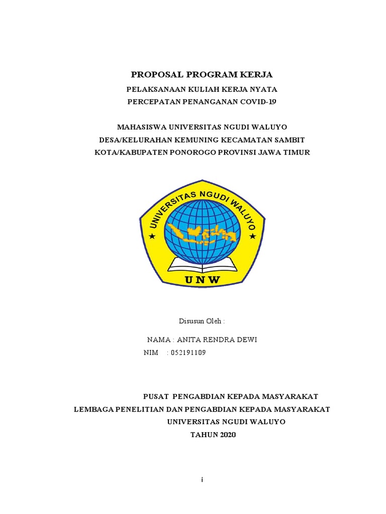 KKN Percepatan Penanganan COVID-19 Ponorogo | PDF
