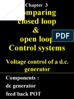 Comparing Closed Loop & Open Loop Control Systems