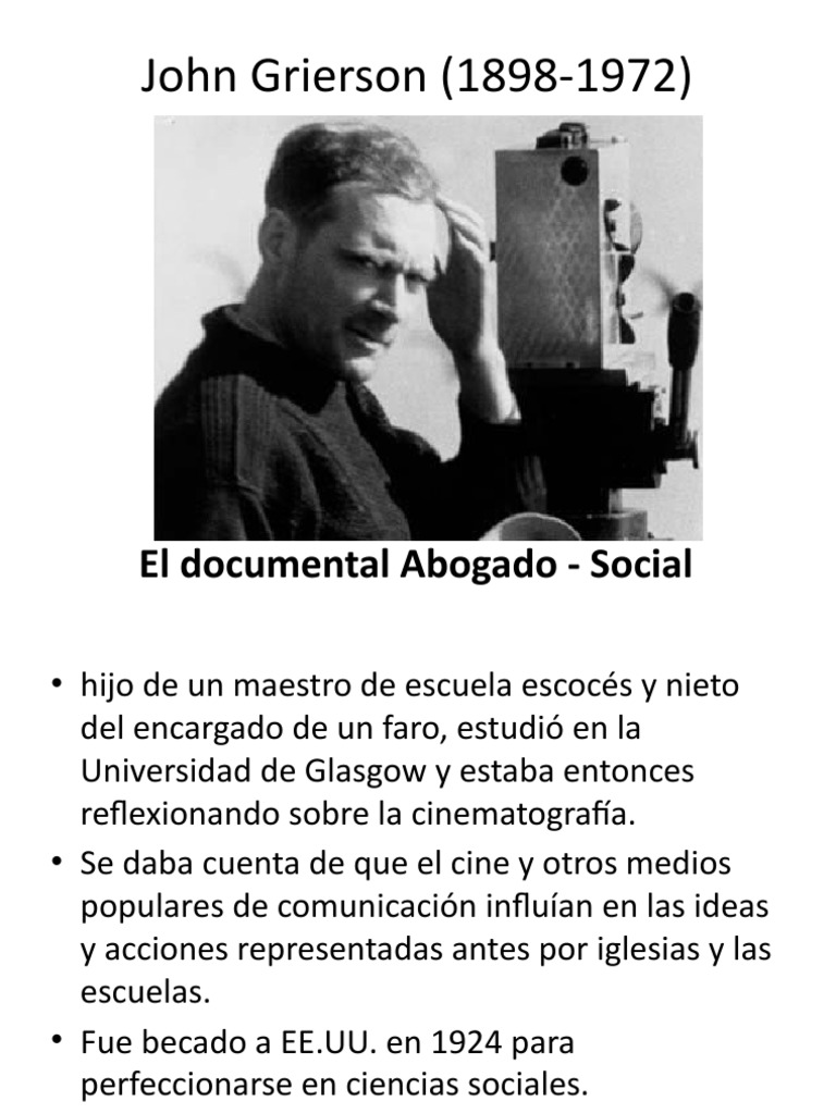 Grierson y el Documental Social: Drifters | PDF | Documental | Cine