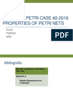Redes de Petri Case 2 Lenguaje regular