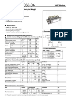 2MBI300N-060-04 IGBT Module 600V 300A 2 in One-Package