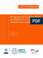 El Impacto de La Crisis Sanitaria Del COVID-19 en Los Mercados Laborales Latinoamericanos