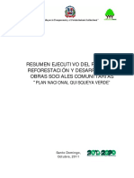 Resumen Ejecutivo Plan Quisqueya Verde SNIP 4203