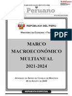 Marco Macroeconomico Multianual 2021 2024 Separata Especial Marco Macroeconomico Multianual 2021 2024 1880454 1