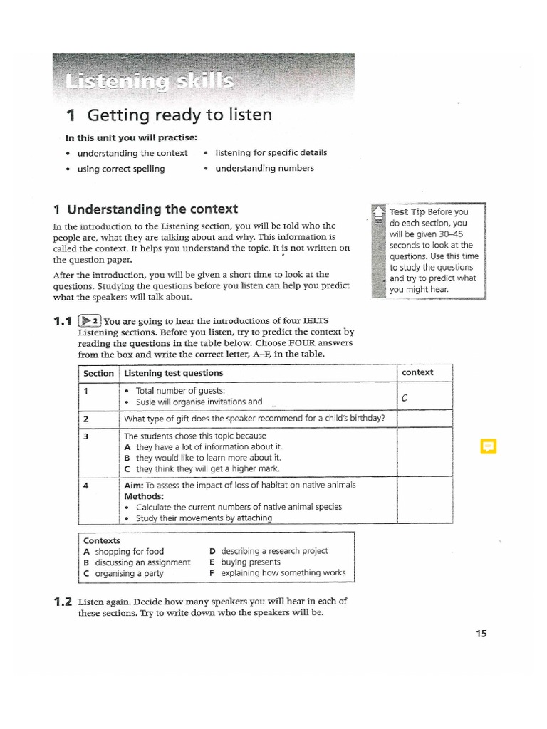 Listening Skill New 2017 PDF | PDF