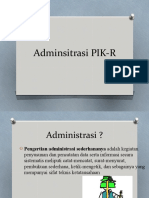 Adminsitrasi PIK-R