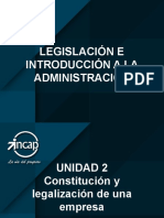 Unidad 2 Constitucion de La Empresa